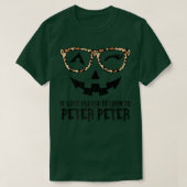 T-shirt Peter Citrouille Manger Costume de couple d'Hallow (Design devant)