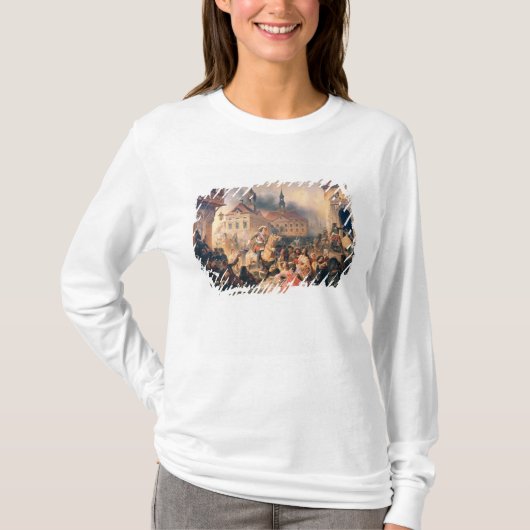 T-shirt Peter le grand conquiert Narva en 1704, 1859 (Devant)