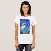 T-SHIRT PETER PAN, WENDY, JOHN ET MICHAEL SE SONT ÉLOIGNÉS (Devant entier)