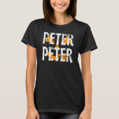 T-shirt Peter Peter Citrouille de saison automne (Devant)