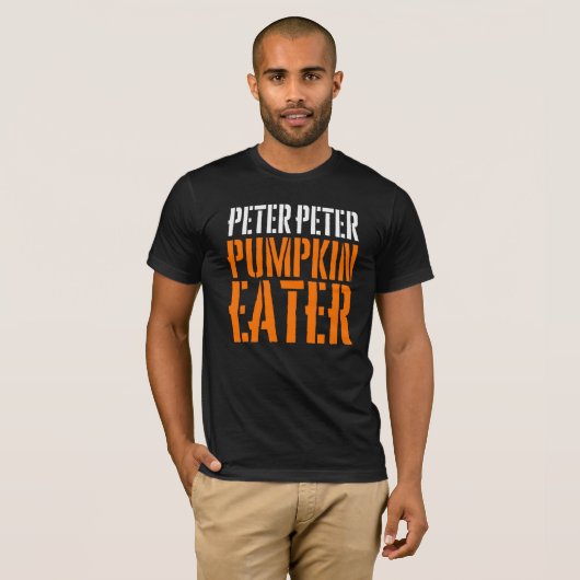T-shirt Peter Peter Peter Citrouille Eater/Peter Peter Pet (Devant entier)