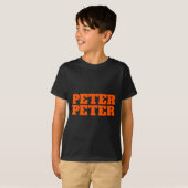 T-shirt Peter Peter Peter Citrouille Manger Couples d'Hall (Devant entier)