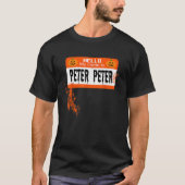 T-shirt Peter Peter Peter Citrouille Manger Couples d'Hall (Devant)