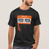 T-shirt Peter Peter Peter Citrouille Manger Couples d'Hall (Devant)