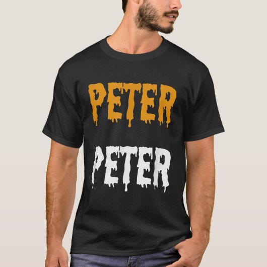 T-shirt Peter Peter Peter Citrouille Mangeur Costume Hallo (Devant)