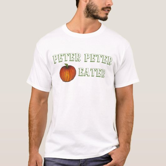 T-shirt Peter Peter Peter Citrouille Mangeur drôle Nourrit (Devant)