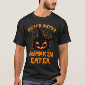 T-shirt Peter Peter Peter Citrouille Mangeur Halloween Cos (Devant)