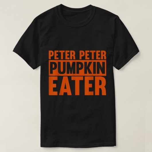 T-shirt Peter Pumkin Eater Halloween Costume (Design devant)
