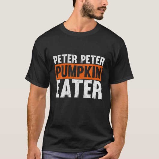 T-shirt Peter Pumkin Eater Halloween Costume (Devant)