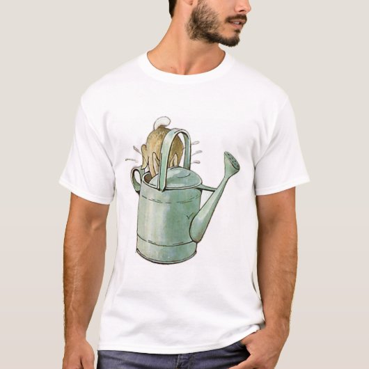 T-shirt PETER RABBBIT plongé tête première dans la canette (Devant)