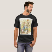 T-shirt Peter Rabbit dans le jardin - Beatrix Potter Class (Devant entier)