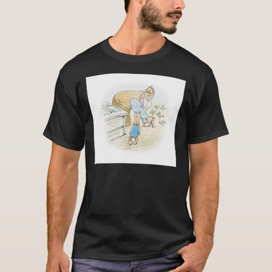 T-shirt Peter Rabbit et M. McGregor - Beatrix Potter Cl (Devant)