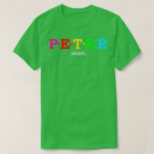 T-shirt Peter Rock (Design devant)