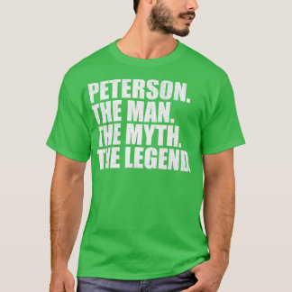 T-shirt Peterson Nom de famille Peterson Nom de famille Pe