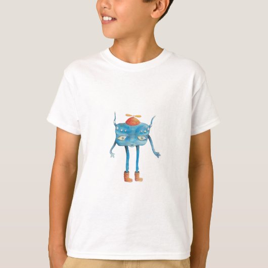 T-shirt Petit Alien Pi (Devant)