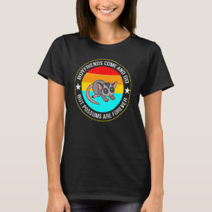T-shirt petit ami aller possum animal Possum possum