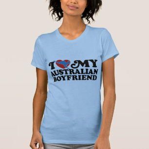 T-shirt Petit ami australien
