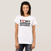 T-shirt Petit ami autrichien (Devant entier)