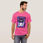 T-shirt Petit ami effrayant rétro (Devant entier)