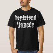 T-shirt petit ami fiancée (Devant)