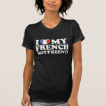 T-shirt Petit ami français<br><div class="desc">J'Aime Mon Petit Ami Français. French Boy, jeune homme, garcon, petit ami, gamin, amoureux, garçon ou sueur. Tout veut dire la même chose. Tout le monde aime un garçon français.</div>