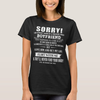 T-shirt Petit ami Il est né en mars
