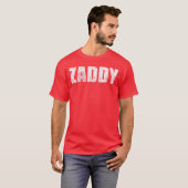 T-shirt Petit ami Zaddy rétro (Devant entier)