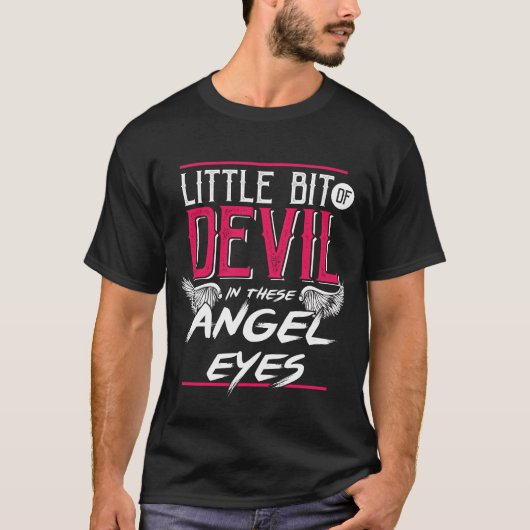 T-shirt Petit ange et Devils (Devant)