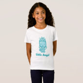 T-Shirt "Petit Ange...Petit Diable" Tee de fille (Devant entier)