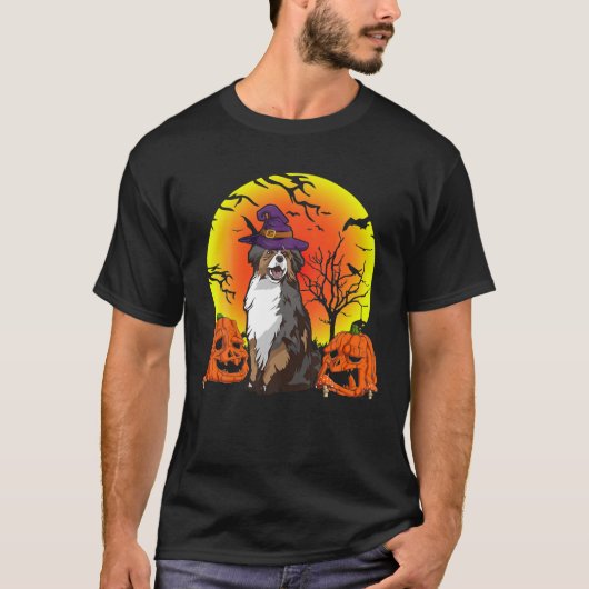 T-shirt Petit animal de compagnie Australian Shepherd Chie (Devant)