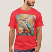 T-shirt Petit arc-en-ciel Pic Imaginaire Oiseau (Devant)