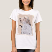 T-shirt Petit Basset Griffon Vendéen Peinture - Chien Art (Devant)