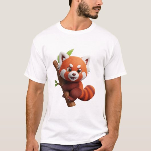 T-SHIRT PETIT BÉBÉ PANDA ROUX (Devant)