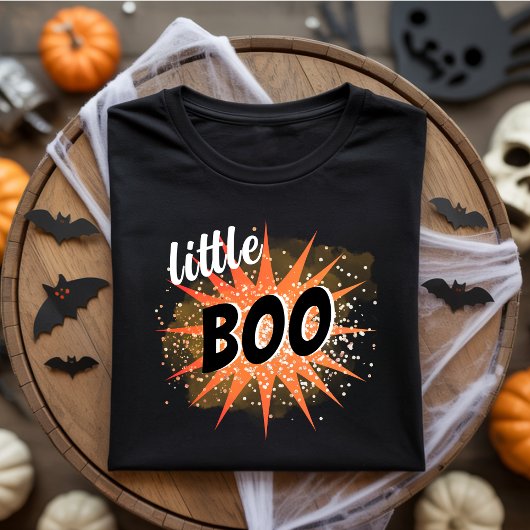 T-shirt Petit Boo | Halloween orange
