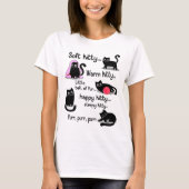 T-shirt Petit Boule De Fourrure Chaud Kitty Chaud (Devant)