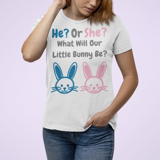 T-shirt Petit Bunny Gender Reveal