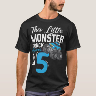 T-shirt Petit camion monstre Conducteur 5Anniversaire nama