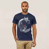 T-shirt Petit chapeau de surf rouge (Devant entier)