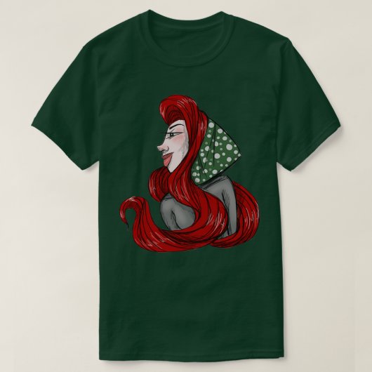T-shirt Petit chaperon à tête rouge (Design devant)