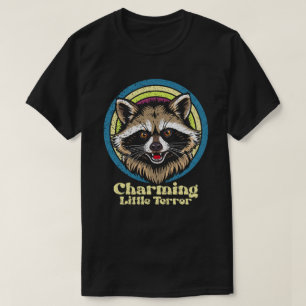 T-shirt Petit Charmeur Terrifiant Panda à Ordures Classiqu