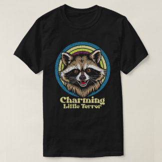 T-shirt Petit Charmeur Terrifiant Panda à Ordures Classiqu