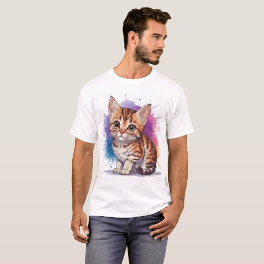 T-shirt petit chat (Devant entier)