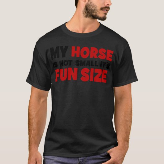 T-shirt Petit cheval rétro (Devant)