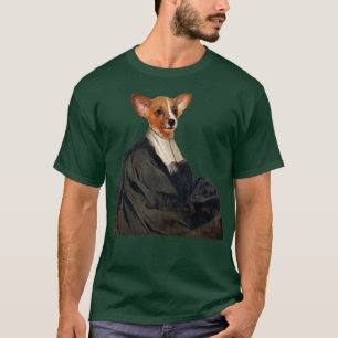 T-shirt Petit chien mignon Distinguez Royal Dog Animaux de