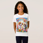 T-Shirt Petit chiot/chiot/chaton (Devant entier)