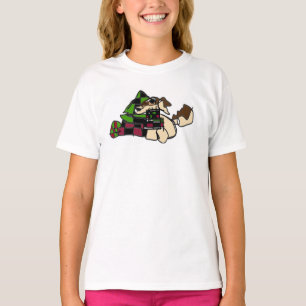 T-shirt Petit Chiot pour l'hiver