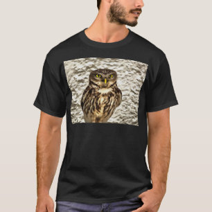 T-shirt Petit Chouette Brown Portrait Artistique