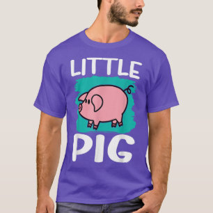 T-shirt Petit cochon de dessin animé I Cochon mignon I Coc