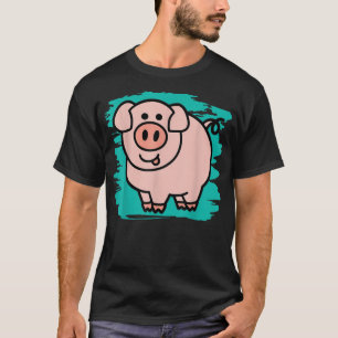 T-shirt Petit Cochon Je Mange Cochon I Cochon Enfants Coch