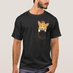 T-shirt Petit Corgi Gallois Santa Noël Animal Chien